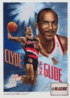 1991 Upper Deck #98 Clyde Drexler Blazers Checklist Basketball Card