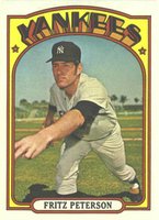 1972 Topps #573 Fritz Peterson Baseball Card