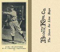 1916 Block & Kuhl (1916) #42 Sam Crawford Baseball Card
