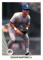 1990 Leaf #299 Edgar Martinez Baseball Card