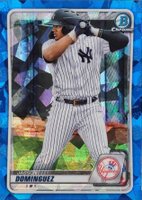 2020 Bowman Draft Chrome Sapphire Edition #BD151 Jasson Dominguez Baseball Card