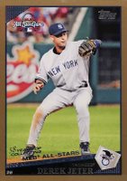 2009 Topps Updates & Highlights #UH131 Derek Jeter Gold Baseball Card