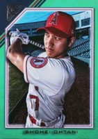 2022 Topps Gallery #190 Shohei Ohtani Green Baseball Card