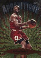1998 Topps Apparitions #A15 Michael Jordan Basketball Card