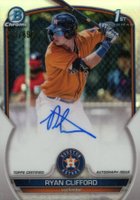 2023 Bowman Chrome Prospect Autographs #CPARC Ryan Clifford Refractor Baseball Card