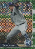 2019 Bowman Chrome X #47 Cal Quantrill Baseball Card