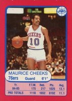 1985 JMS Game #1 Maurice Cheeks Basketball Card