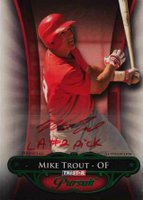 2010 Tristar Pursuit #10 Mike Trout Autograph-Green Baseball Card