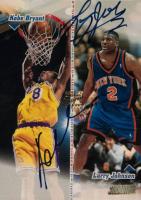 1998 Stadium Club CO-Signers #CO5 Kobe Bryant/Larry Johnson Basketball Card