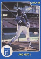 1988 Star Bo Jackson #8 Bo Jackson Pro Info 1 Baseball Card