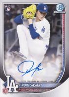 2025 Bowman Chrome Rookie Autographs #CRARS Roki Sasaki Baseball Card