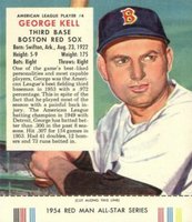 1954 Red Man Tobacco #4 George Kell Boston Baseball Card