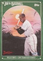 2023 Topps X Bob Ross the Joy of Baseball #64 Willie Mays Sap Green Baseball Card