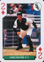 1991 U.S. Playing Card All-Stars # Carlton Fisk 2 of Diamonds Baseball Card