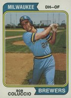 1974 Topps #124 Bob Coluccio Baseball Card