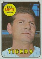 1969 Topps #663 Dick Radatz Baseball Card