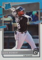 2020 Panini Donruss Optic #62 Luis Robert Carolina Blue Baseball Card