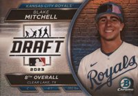 2023 Bowman Draft Bowman Draft Night #BDN10 Blake Mitchell Refractor Baseball Card