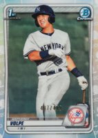 2020 Bowman Chrome Prospects #BCP139 Anthony Volpe Refractor Baseball Card
