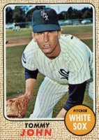 1968 Topps #72 Tommy John Baseball Card