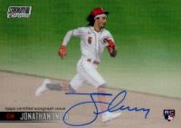 2021 Topps Stadium Club Chrome Base Autographs #JI Jonathan India Baseball Card