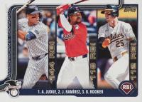 2025 Topps #29 Aaron Judge/Brent Rooker/Jose Ramirez Baseball Card