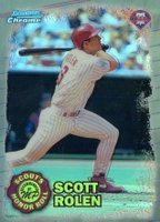 1997 Bowman Chrome Scout's Honor Roll #SHR11 Scott Rolen Refractor Baseball Card