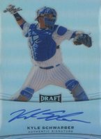 2015 Leaf Metal Draft Autographs #KS1 Kyle Schwarber Baseball Card
