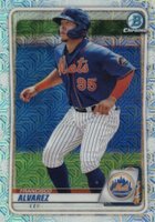 2020 Bowman Draft #BD143 Francisco Alvarez Chrome-Asia Refractor Baseball Card