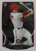 2013 Bowman Chrome Mini  #317 Anthony Rendon Baseball Card
