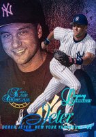 1997 Flair Showcase Legacy Collection #2 Derek Jeter Row 2 Baseball Card