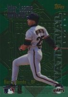 1997 Topps Inter-League Match-Up #ILM1 Barry Bonds/Mark McGwire Baseball Card