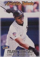 1998 Ultra Artistic Talents #4 Frank Thomas Baseball Card