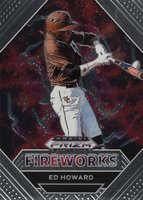2020 Panini Prizm Draft Picks Fireworks #PDP181 Ed Howard Baseball Card