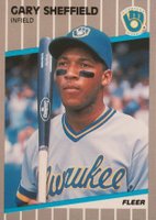 1989 Fleer Glossy #196 Gary Sheffield Baseball Card