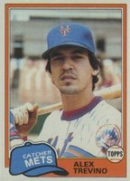 1981 Topps #23 Alex Trevino Baseball Card