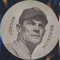 1909 Colgan's Chips Stars of the Diamond # Tim Jordan Brooklyn Baseball Card