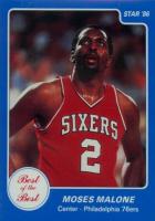 1986 Star Best Of The Best #10 Moses Malone Basketball Card