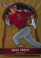 2011 Finest #94 Mike Trout Gold Refractor Baseball Card