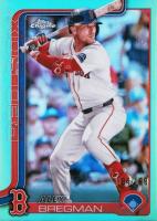 2025 Topps Chrome #247 Alex Bregman Aqua Refractor Baseball Card