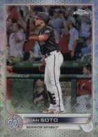2022 Topps Chrome Logofractor Edition #36 Juan Soto Baseball Card