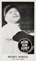 1959 Home Run Derby # Mickey Mantle Baseball Card