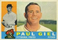 1960 Topps #526 Paul Giel Baseball Card