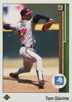 1989 Upper Deck #360 Tom Glavine Baseball Card