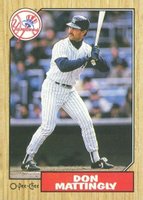 1987 O-Pee-Chee #229 Don Mattingly Baseball Card