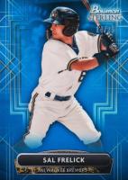 2022 Bowman Sterling #BSP51 Sal Frelick Blue Refractor Baseball Card
