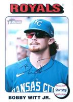 2024 Topps Heritage #404 Bobby Witt Jr. White Border Baseball Card