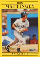 1991 Fleer #673 Don Mattingly Baseball Card