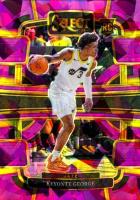 2023 Panini Select #75 Keyonte George Purple Cracked Ice Basketball Card