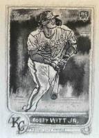 2024 Topps Spotlight #45 Bobby Witt Jr. Grayscale Filter Baseball Card